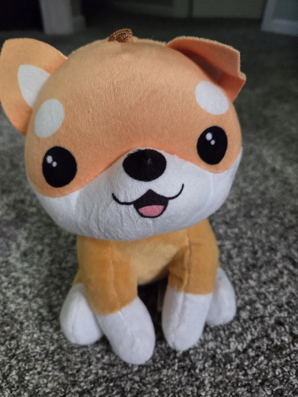 LOT OF 2 - Kawaii KUTIES - Kitty Cat & Shibu Inu Plush Toys EUC